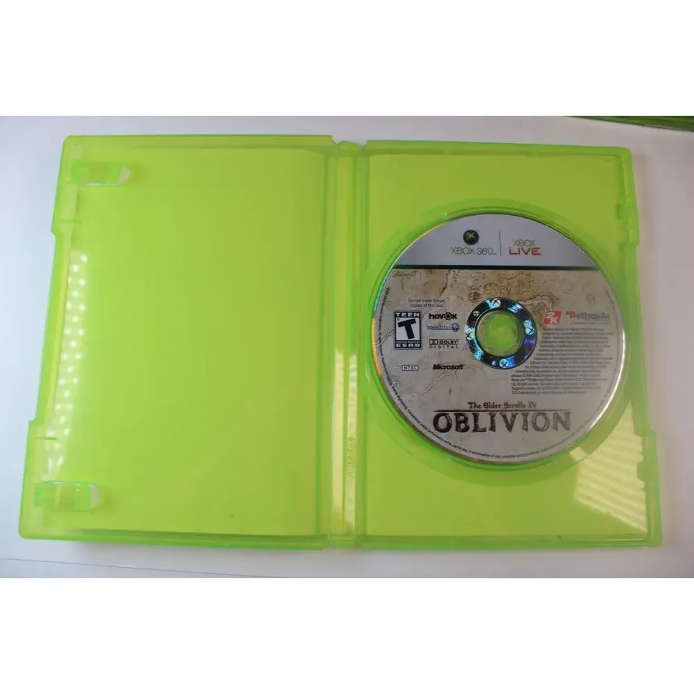 2 games: The Elder Scrolls IV: Oblivion & V: Skyrim (Xbox 360) Tested/Works